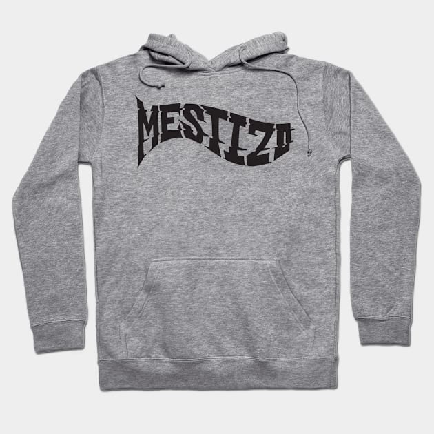 Mestizo Wavy (Black) Hoodie by MestizoOfficial